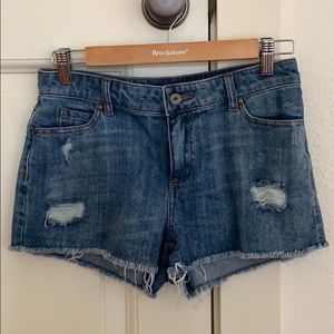 Witchery Denim destructed Jean shorts